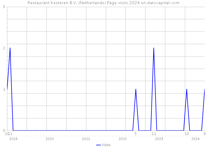 Restaurant Kesteren B.V. (Netherlands) Page visits 2024 