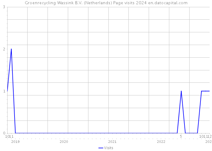 Groenrecycling Wassink B.V. (Netherlands) Page visits 2024 