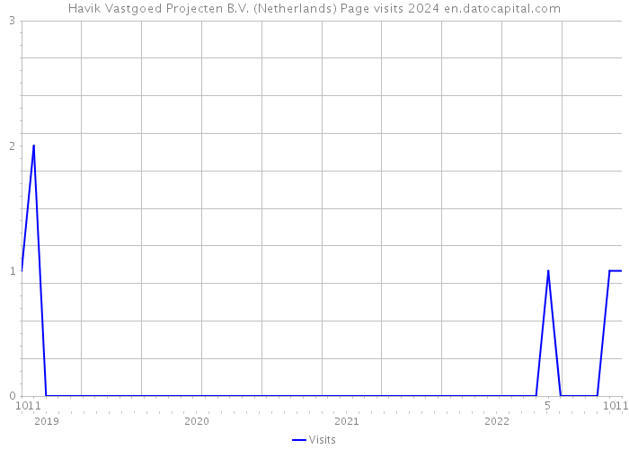 Havik Vastgoed Projecten B.V. (Netherlands) Page visits 2024 