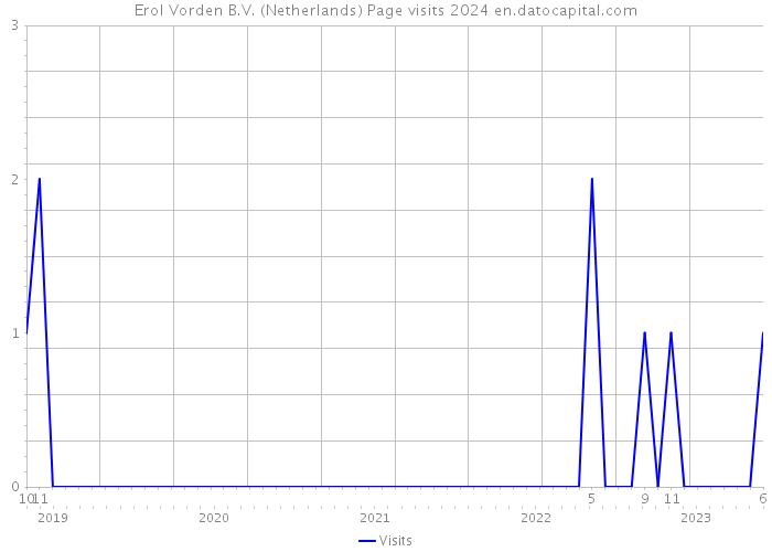Erol Vorden B.V. (Netherlands) Page visits 2024 