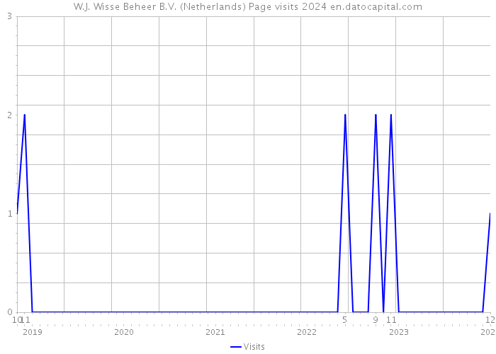 W.J. Wisse Beheer B.V. (Netherlands) Page visits 2024 