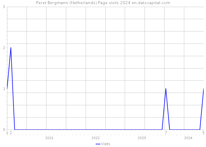 Peret Bergmann (Netherlands) Page visits 2024 