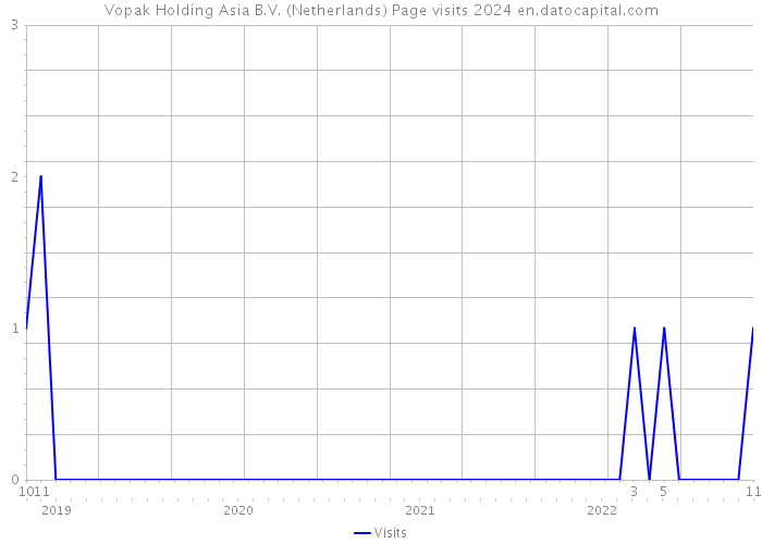 Vopak Holding Asia B.V. (Netherlands) Page visits 2024 