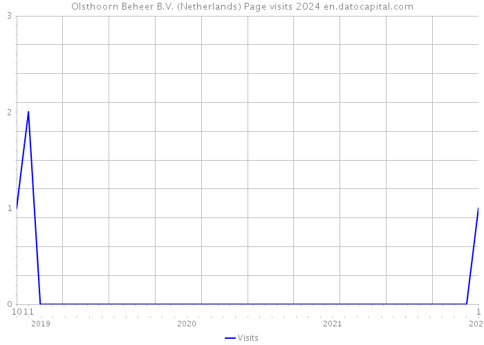 Olsthoorn Beheer B.V. (Netherlands) Page visits 2024 