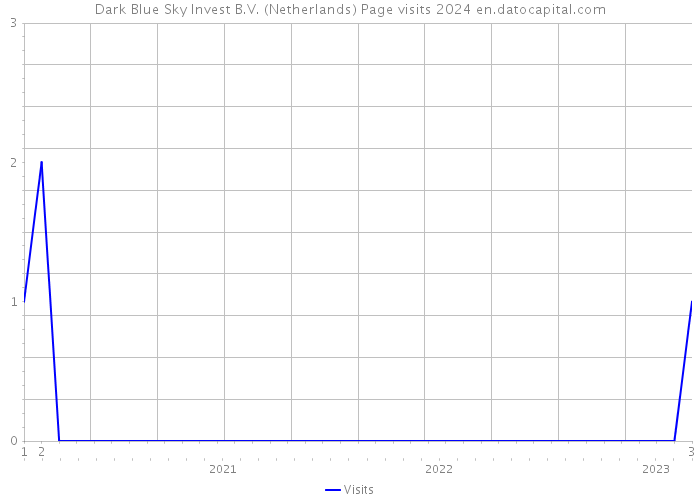 Dark Blue Sky Invest B.V. (Netherlands) Page visits 2024 