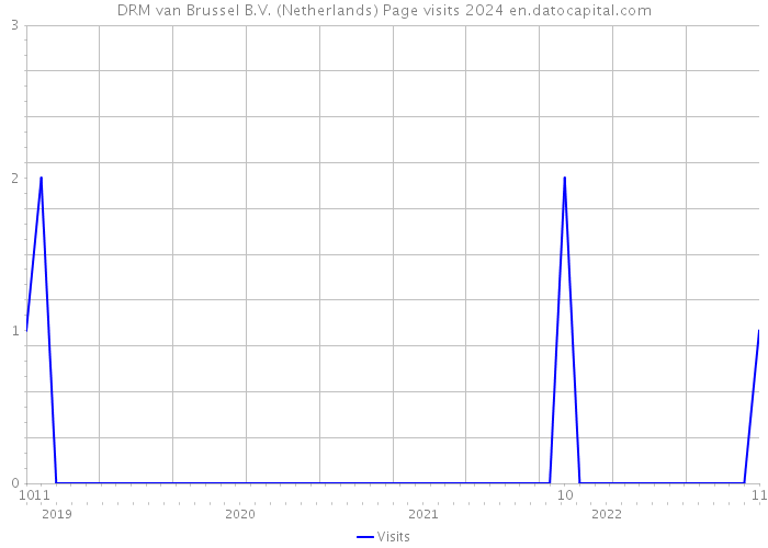 DRM van Brussel B.V. (Netherlands) Page visits 2024 