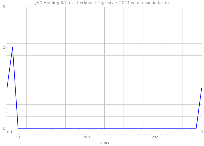 JVO Holding B.V. (Netherlands) Page visits 2024 