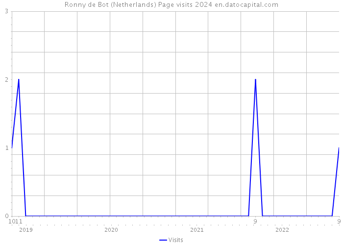Ronny de Bot (Netherlands) Page visits 2024 