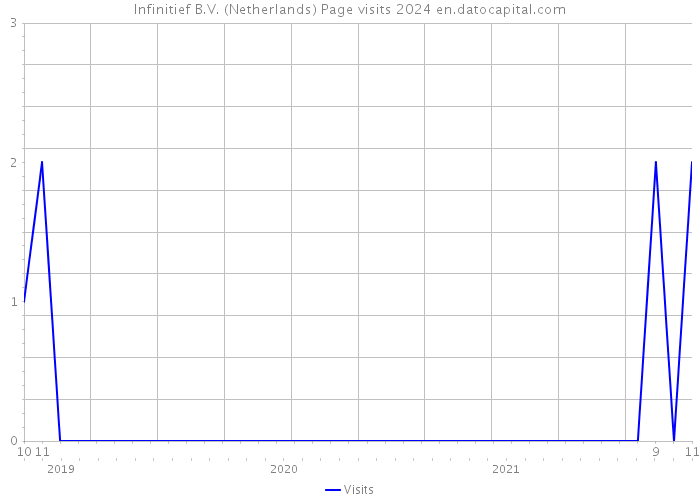 Infinitief B.V. (Netherlands) Page visits 2024 