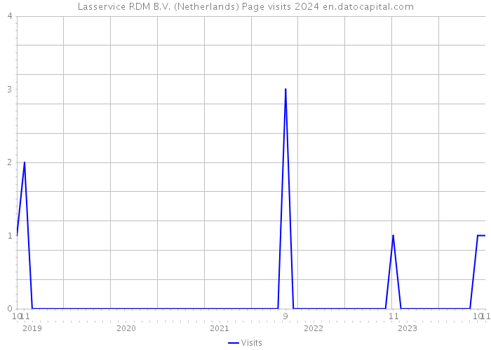 Lasservice RDM B.V. (Netherlands) Page visits 2024 