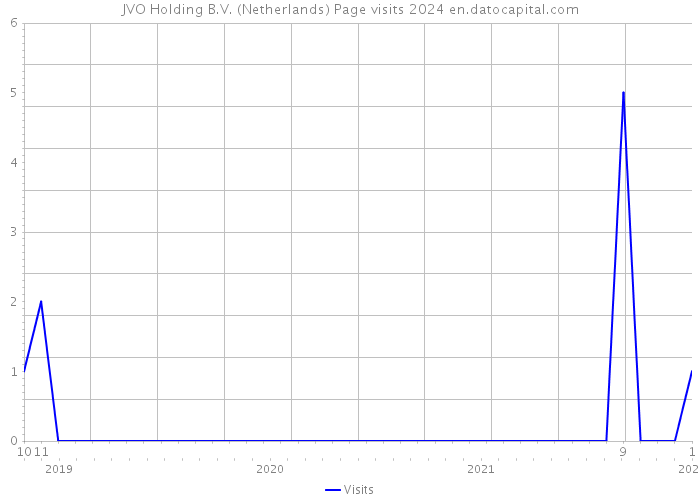 JVO Holding B.V. (Netherlands) Page visits 2024 