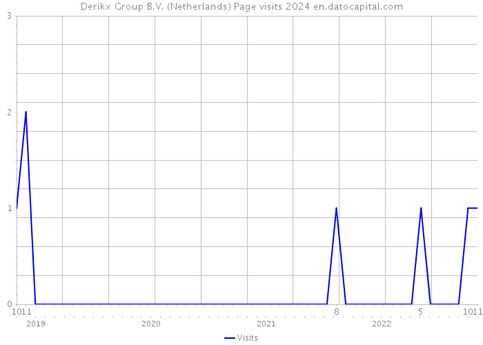 Derikx Group B.V. (Netherlands) Page visits 2024 