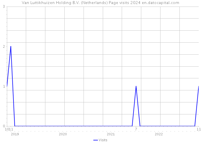 Van Luttikhuizen Holding B.V. (Netherlands) Page visits 2024 