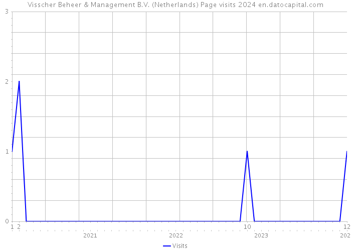 Visscher Beheer & Management B.V. (Netherlands) Page visits 2024 