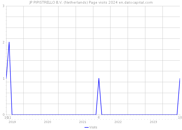 JP PIPISTRELLO B.V. (Netherlands) Page visits 2024 