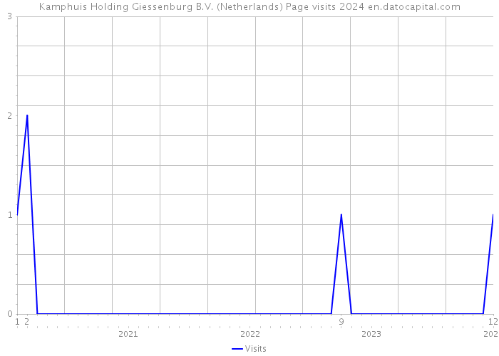 Kamphuis Holding Giessenburg B.V. (Netherlands) Page visits 2024 