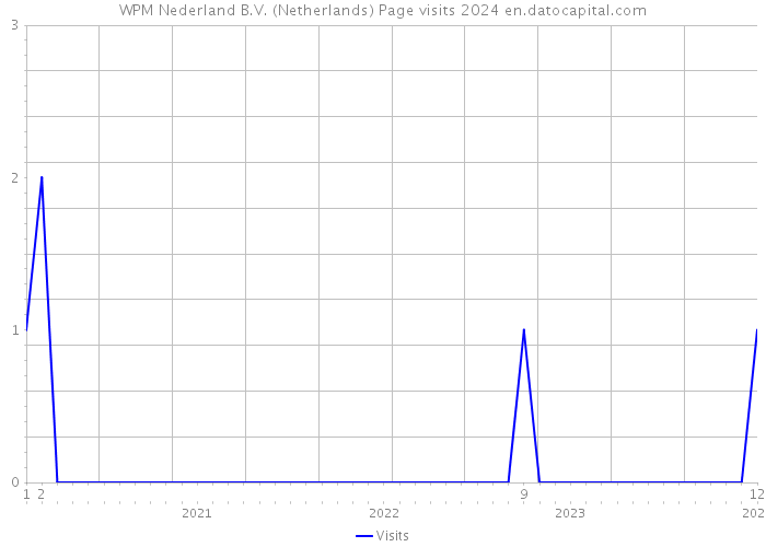 WPM Nederland B.V. (Netherlands) Page visits 2024 