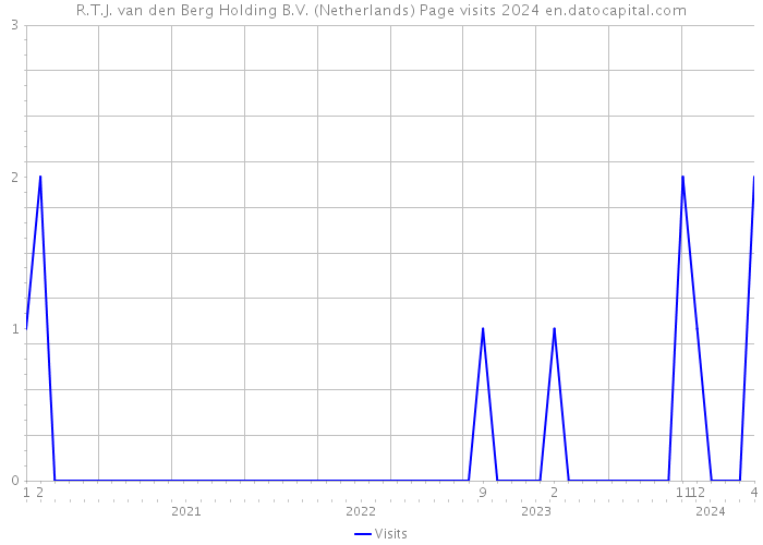 R.T.J. van den Berg Holding B.V. (Netherlands) Page visits 2024 