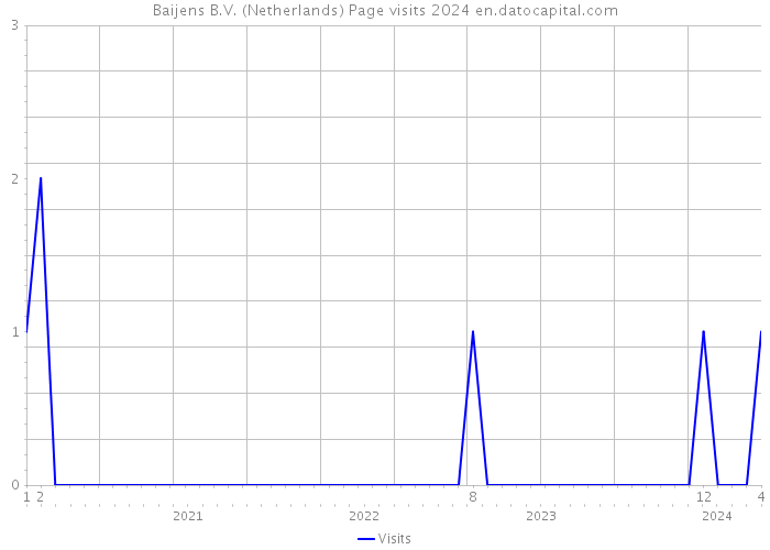 Baijens B.V. (Netherlands) Page visits 2024 