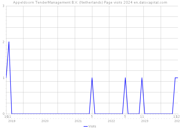 Appeldoorn TenderManagement B.V. (Netherlands) Page visits 2024 