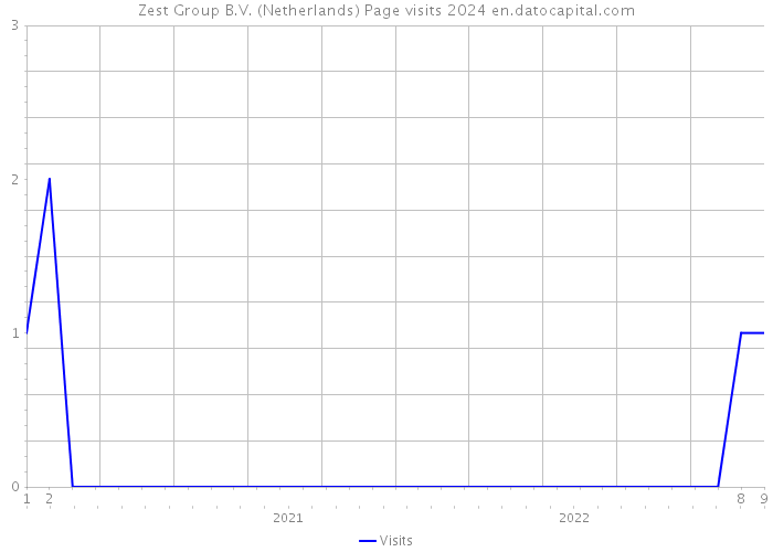 Zest Group B.V. (Netherlands) Page visits 2024 