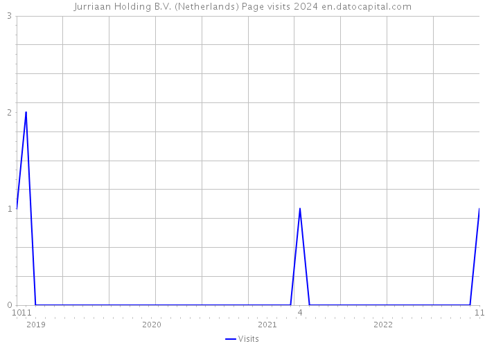 Jurriaan Holding B.V. (Netherlands) Page visits 2024 