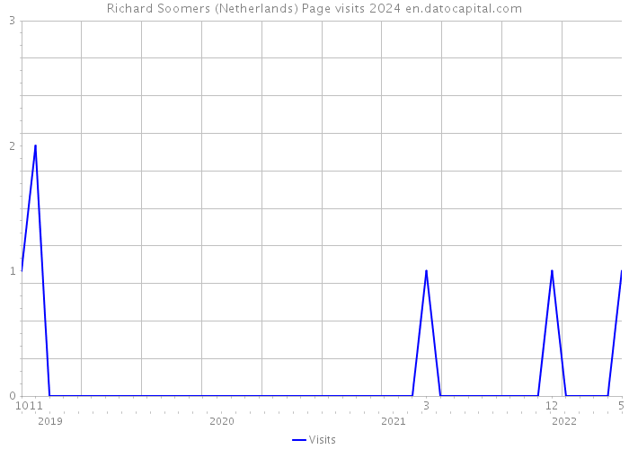 Richard Soomers (Netherlands) Page visits 2024 