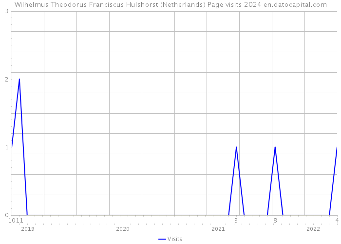 Wilhelmus Theodorus Franciscus Hulshorst (Netherlands) Page visits 2024 