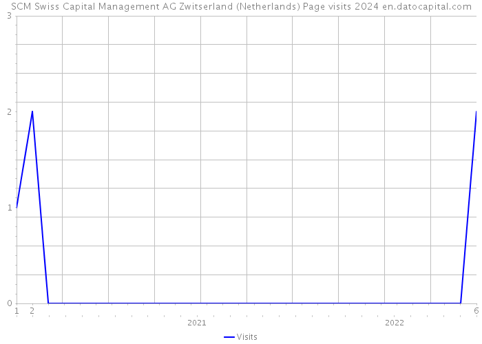 SCM Swiss Capital Management AG Zwitserland (Netherlands) Page visits 2024 