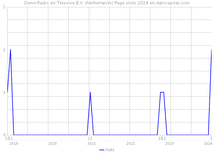 Denis Radio en Televisie B.V. (Netherlands) Page visits 2024 