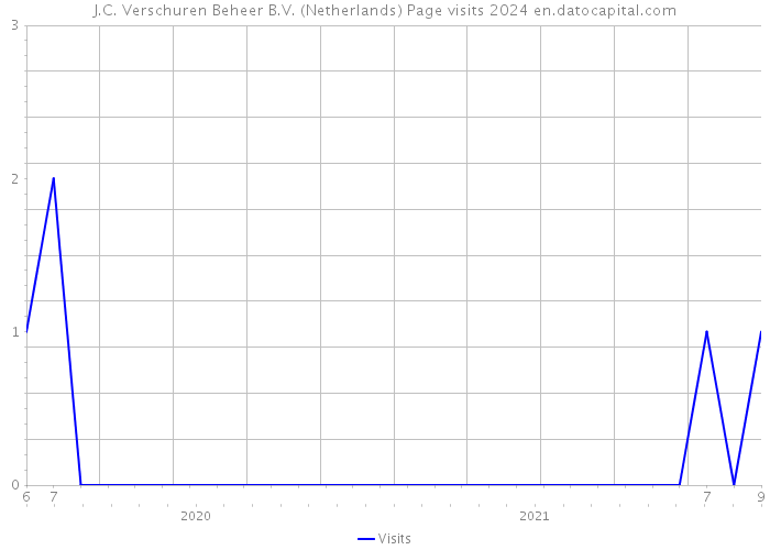 J.C. Verschuren Beheer B.V. (Netherlands) Page visits 2024 