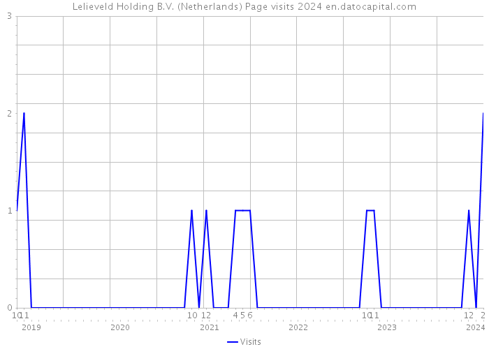 Lelieveld Holding B.V. (Netherlands) Page visits 2024 