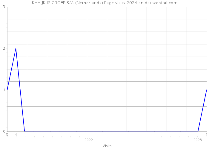KAAIJK IS GROEP B.V. (Netherlands) Page visits 2024 