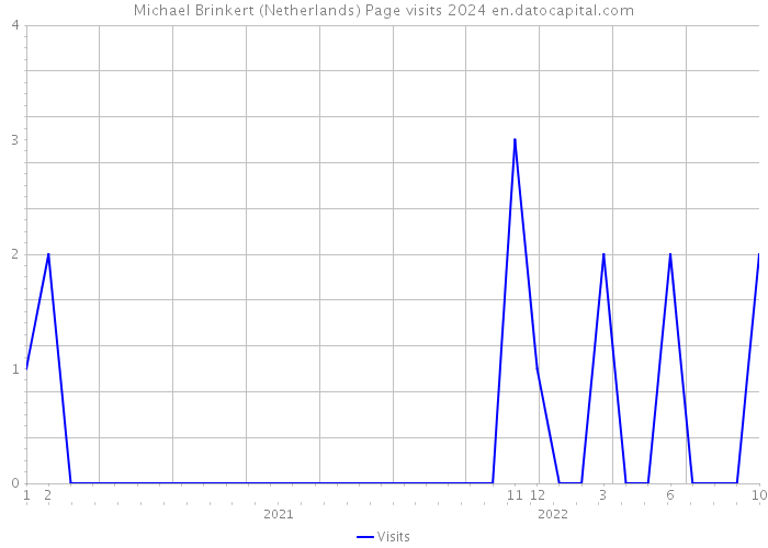 Michael Brinkert (Netherlands) Page visits 2024 