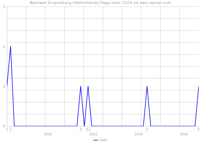 Bastiaan Soepenberg (Netherlands) Page visits 2024 