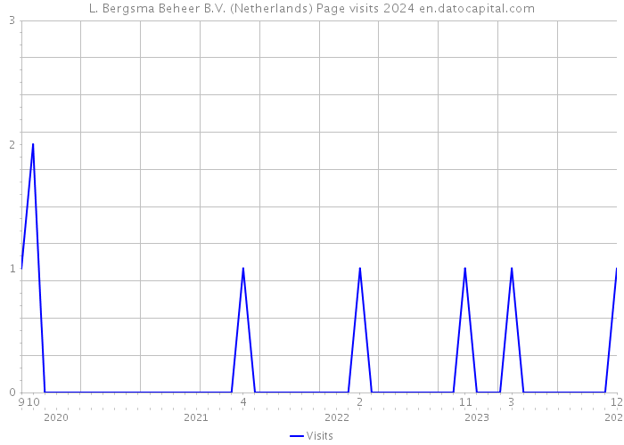L. Bergsma Beheer B.V. (Netherlands) Page visits 2024 