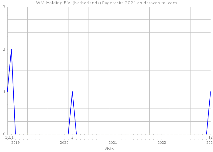 W.V. Holding B.V. (Netherlands) Page visits 2024 