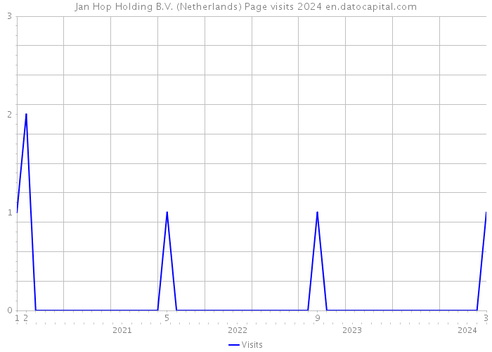 Jan Hop Holding B.V. (Netherlands) Page visits 2024 