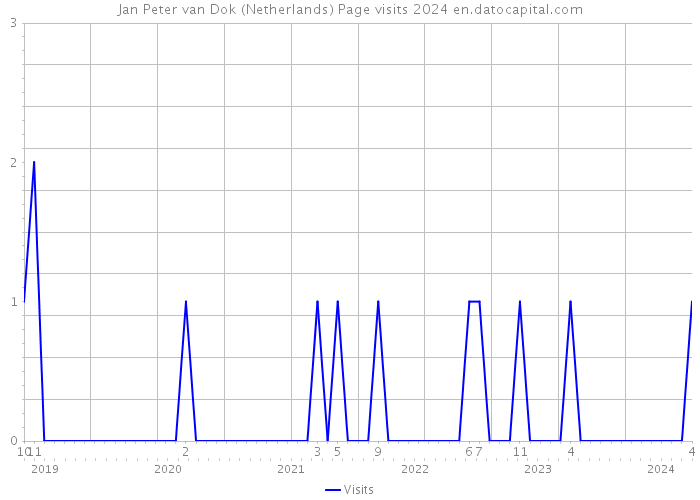 Jan Peter van Dok (Netherlands) Page visits 2024 