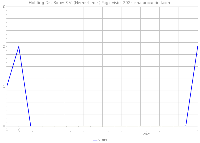 Holding Des Bouw B.V. (Netherlands) Page visits 2024 