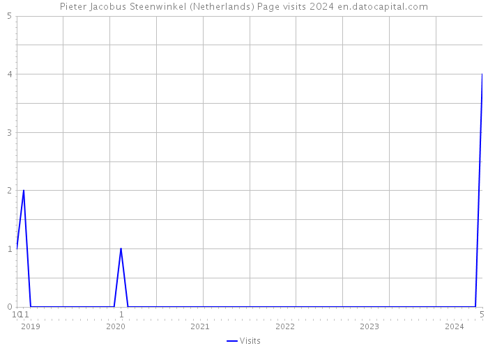 Pieter Jacobus Steenwinkel (Netherlands) Page visits 2024 