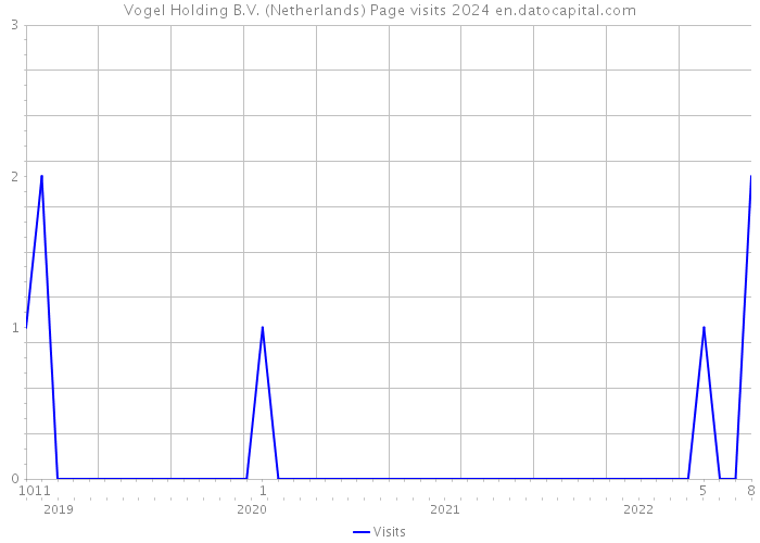 Vogel Holding B.V. (Netherlands) Page visits 2024 