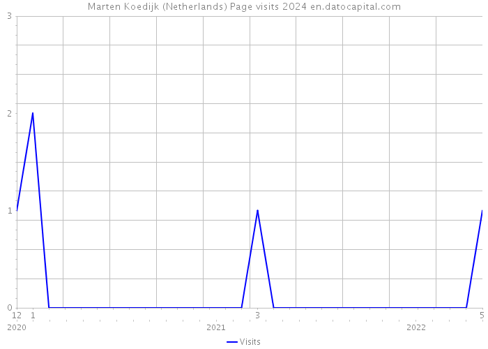Marten Koedijk (Netherlands) Page visits 2024 