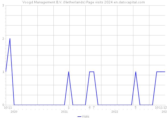 Voogd Management B.V. (Netherlands) Page visits 2024 