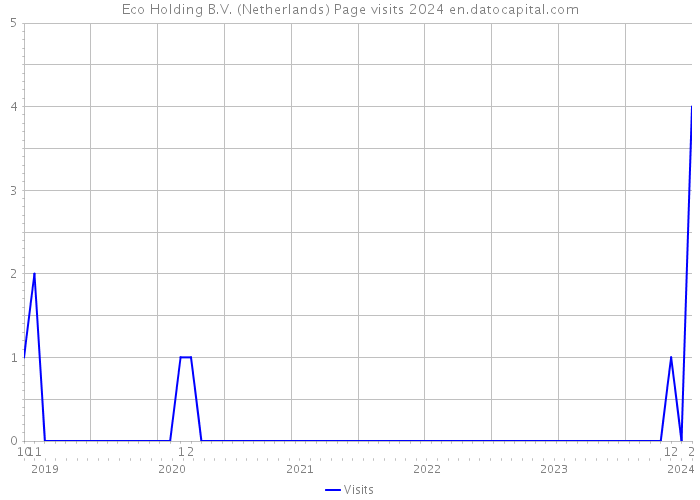 Eco Holding B.V. (Netherlands) Page visits 2024 