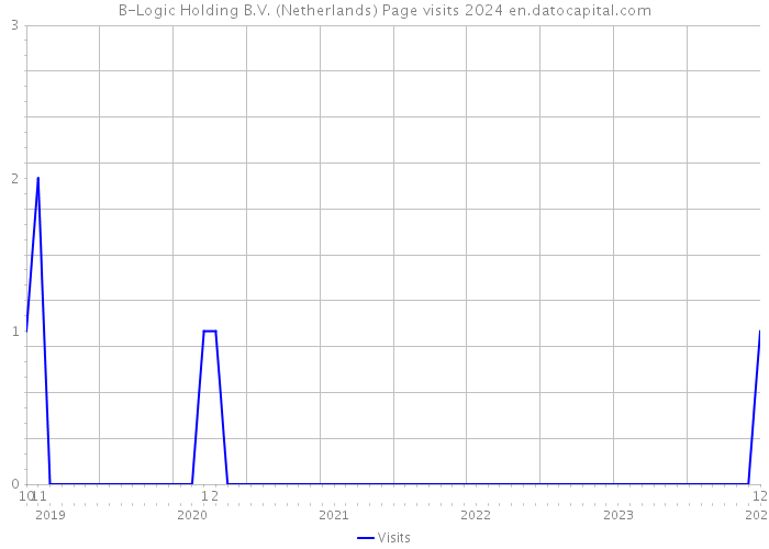 B-Logic Holding B.V. (Netherlands) Page visits 2024 