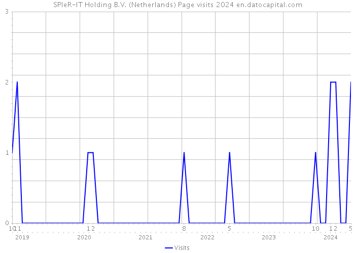 SPIeR-IT Holding B.V. (Netherlands) Page visits 2024 