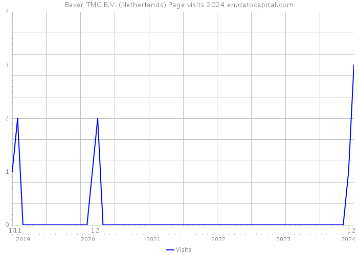Bever TMC B.V. (Netherlands) Page visits 2024 