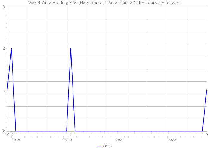 World Wide Holding B.V. (Netherlands) Page visits 2024 