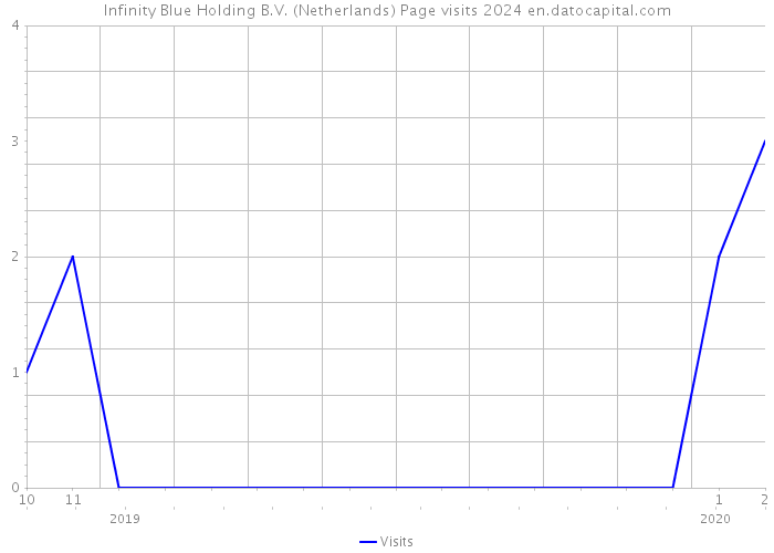 Infinity Blue Holding B.V. (Netherlands) Page visits 2024 